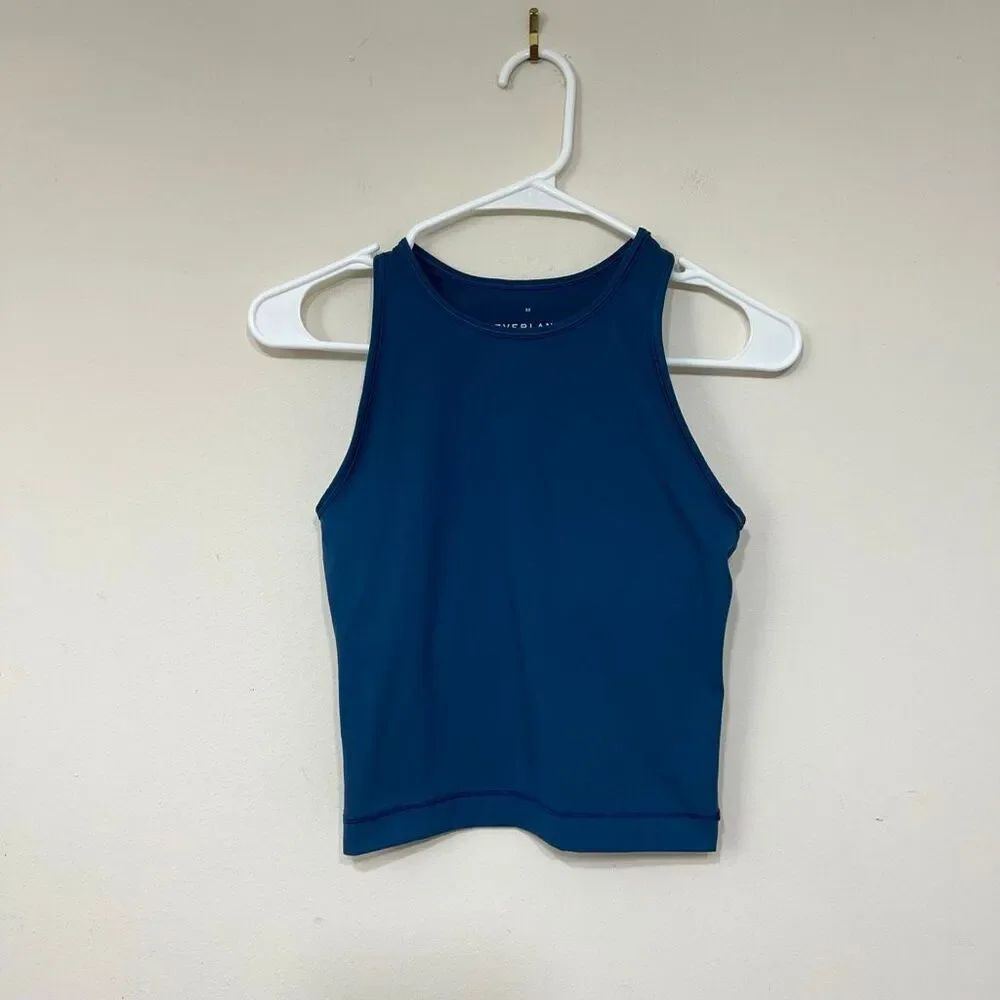Everlane The Perform Tank Deep Aegean Blue XS Athletic Women